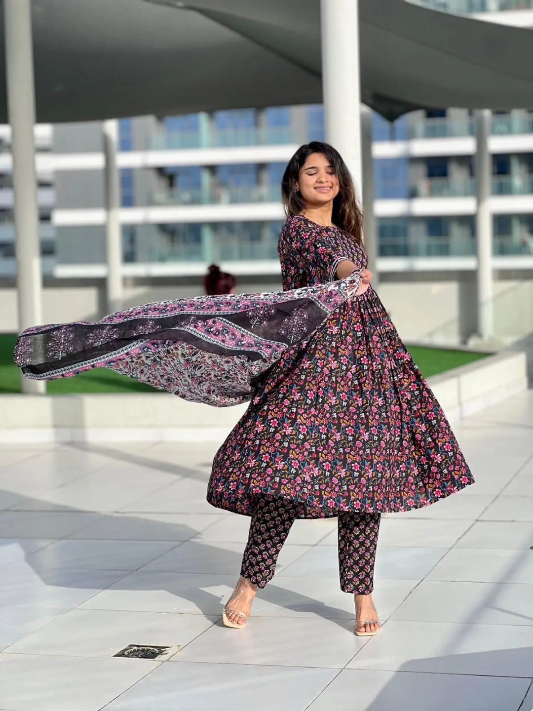 Anarkali Naira cut suit set Zoyaa Fashion