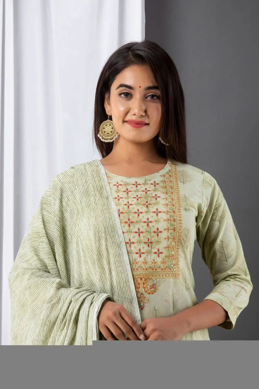 Pure cotton suit set Zoyaa Fashion