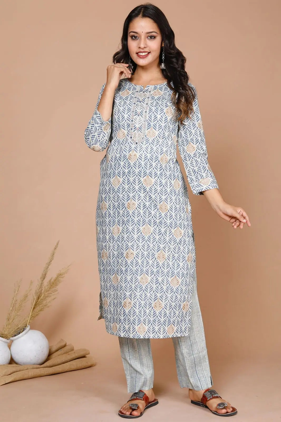 Pure cotton suit set Zoyaa Fashion