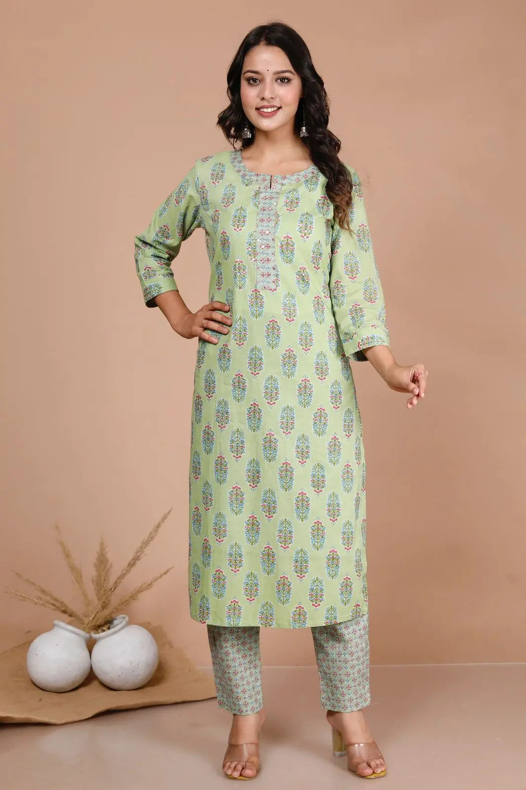 Pure cotton suit set Zoyaa Fashion