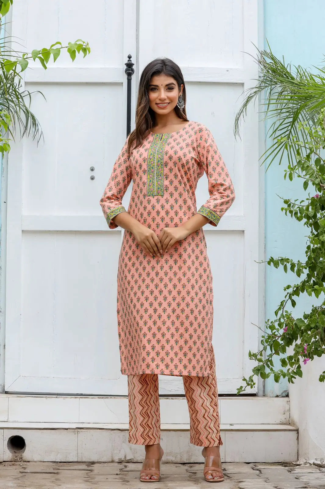 Pure cotton suit set Zoyaa Fashion