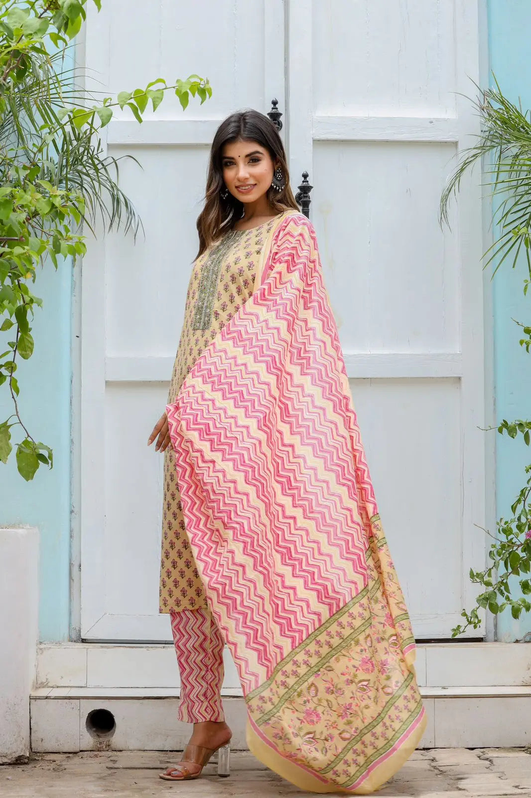 Pure cotton suit set Zoyaa Fashion