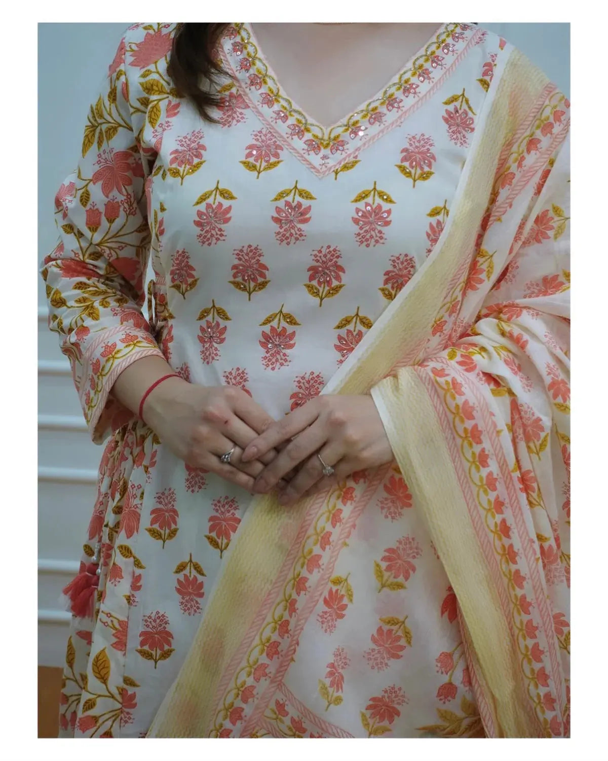 Three-piece pure cotton suit Zoyaa Fashion