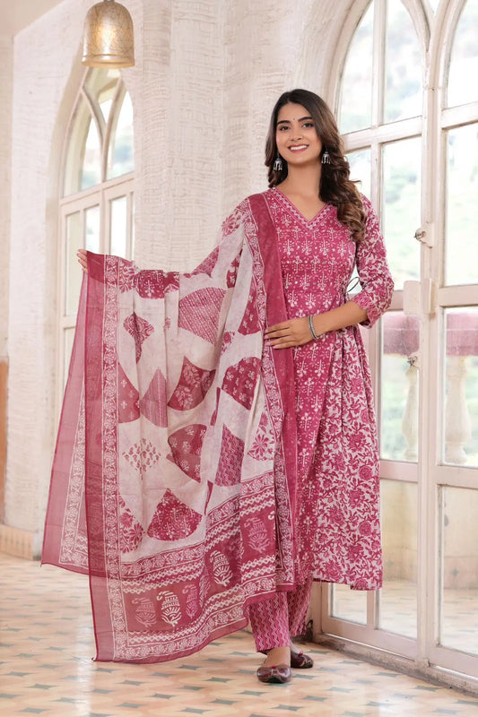 Anarkali suit set Zoyaa Fashion